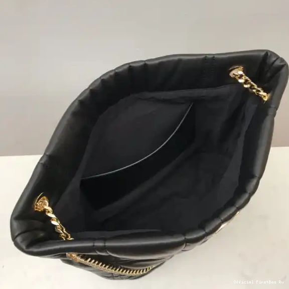 Official First Bag Ru Bucket Bag Lola Quilted BURBERRY Medium Lambskin 0512